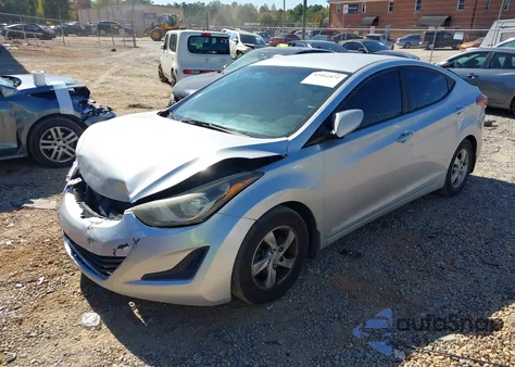 2015 Hyundai Elantra Se from USA, damaged, VIN 5NPDH4AE4FH616890